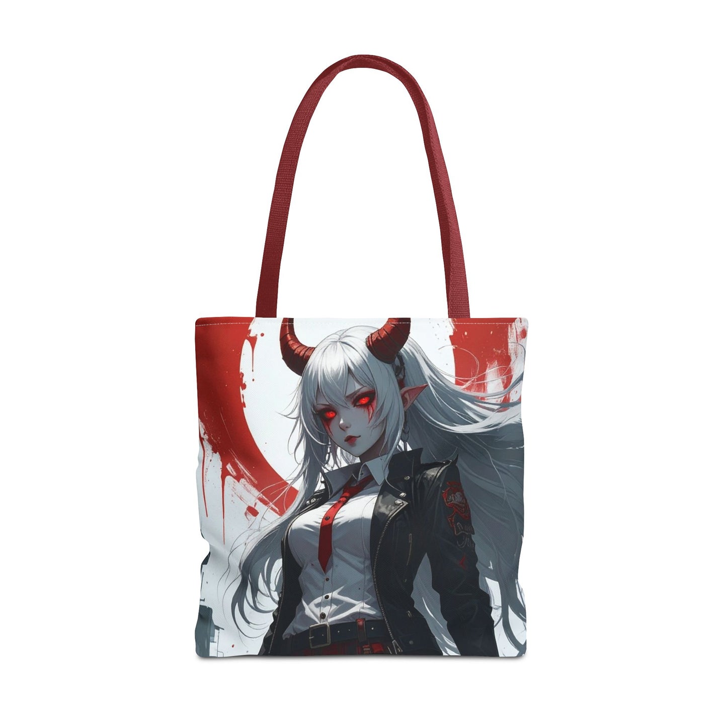 Gothic Anime Tote Bag | Stylish AOP Design | Perfect for Shopping, Gifts, Casual Use, Halloween, Cosplay