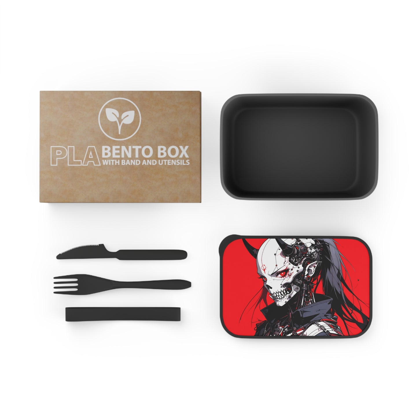 Gothic Skull Bento Box, Anime Lunch Container, Unique Food Storage, Cool Gift for Her, Urban Aesthetic