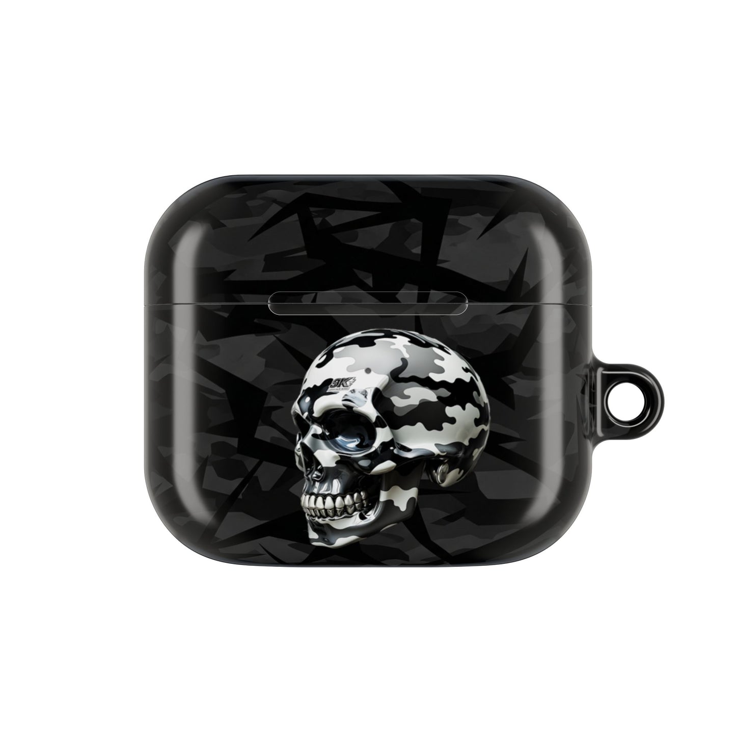 Edgy Skull AirPod Case | Unique Headphone Accessories | Gift for Music Lovers, Tech Enthusiasts, Birthdays, Holidays, Halloween