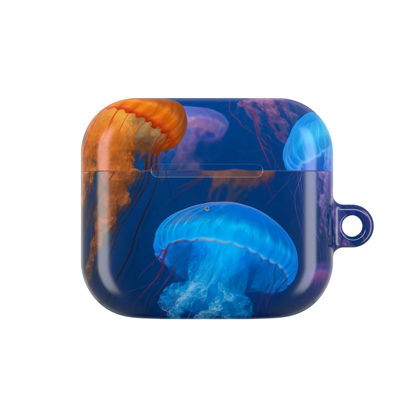 Vibrant Jellyfish AirPod Case, Ocean-Themed Accessory, Colorful AirPod Cover, Unique Gift for Ocean Lovers, Underwater Aesthetic