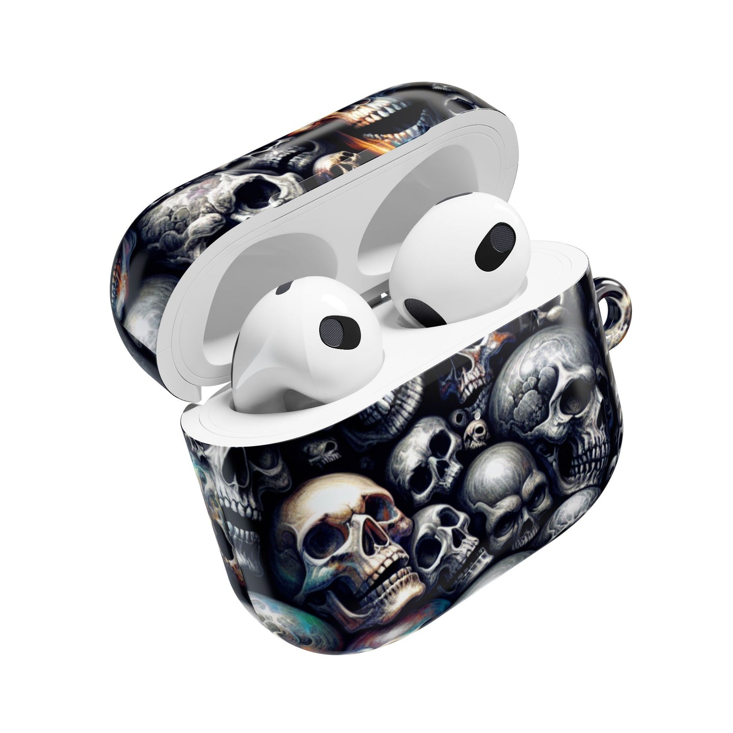 Gothic Skull AirPod Cases - Edgy Accessories for Music Lovers, Unique Gift for Teens, Halloween, Gothic Style, Skull Designs