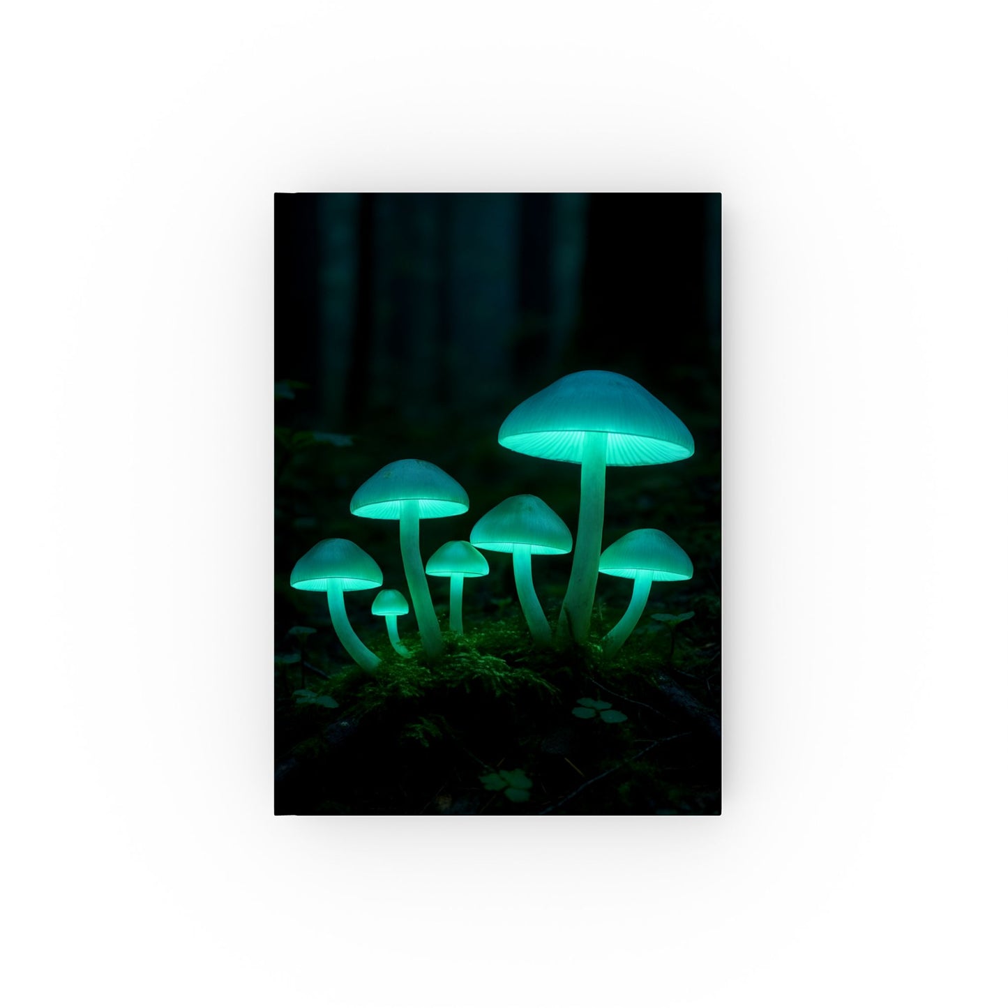 Glowing Mushroom Journal | Forest Vibes, Nature Lover Gift, Eco-Friendly Notebook, Art Journal, Creativity Companion