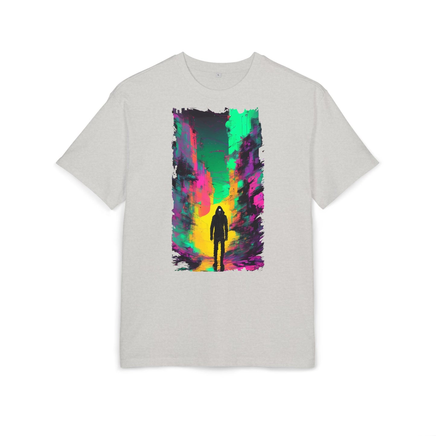 Vibrant Nature-Inspired Oversize Tee, Boho Graphic Tee, Unisex T-Shirt for Adventurers, Colorful Casual Wear, Nature Lover Gift