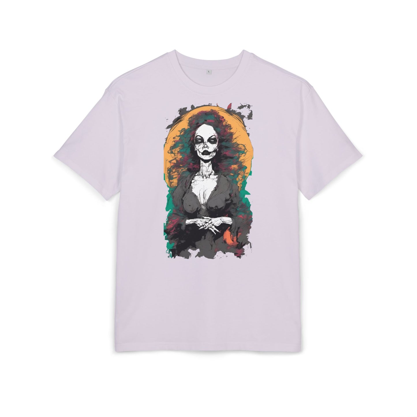 Gothic Art Oversized Tee - Perfect for Halloween Celebrations, Casual Outfits, Gift for Art Lovers, Unique Graphic Tee, Spooky Style
