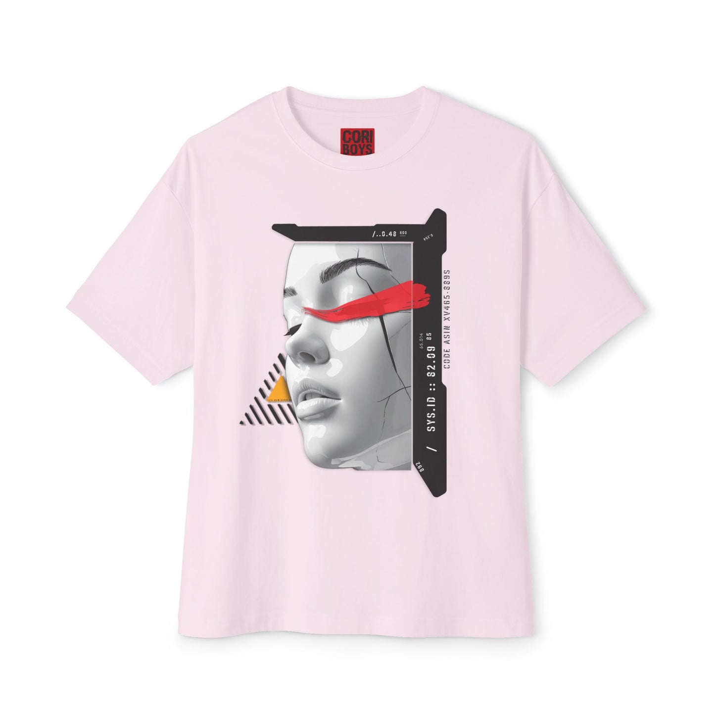 Chic Graphic Oversized Tee - Casual Wear, Streetwear, Art Tee, Gift for Her, Fashionable Comfort Wear