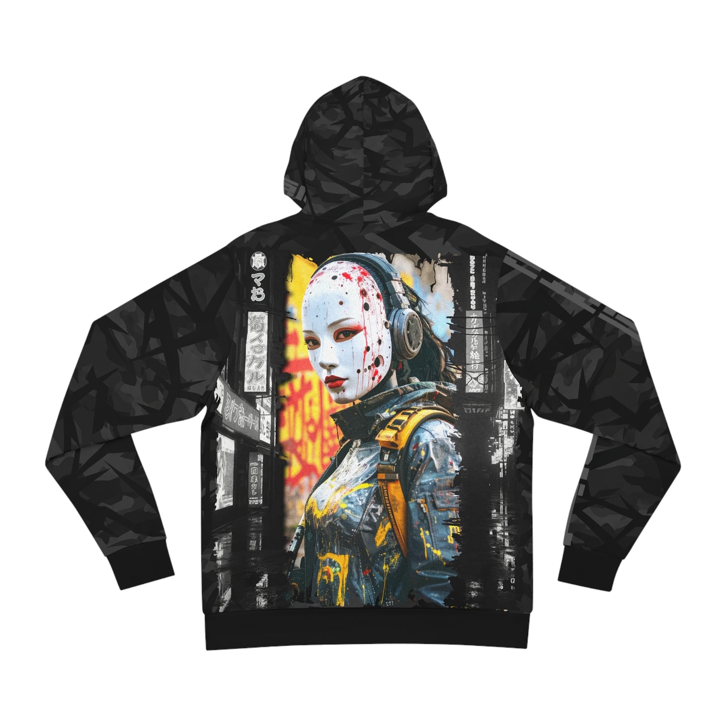 Edgy Streetwear Hoodie, Urban Fashion, Graphic Sweatshirt, Statement Piece, Gothic Apparel, Perfect for Gifting