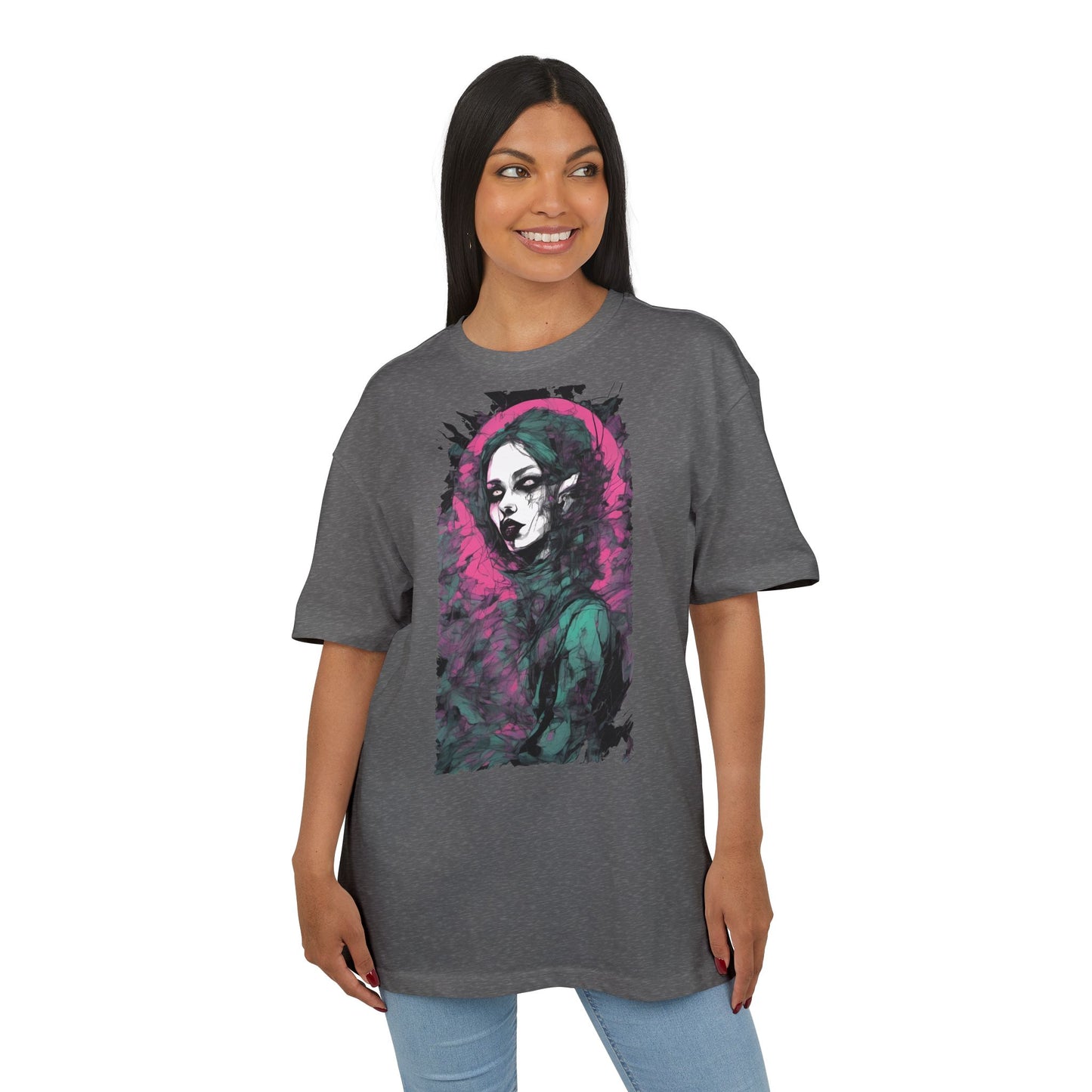Artistic Heavy Oversize Tee, Vintage Style Shirt, Trendy Graphic Tee, Casual Streetwear, Unique Alternative Apparel