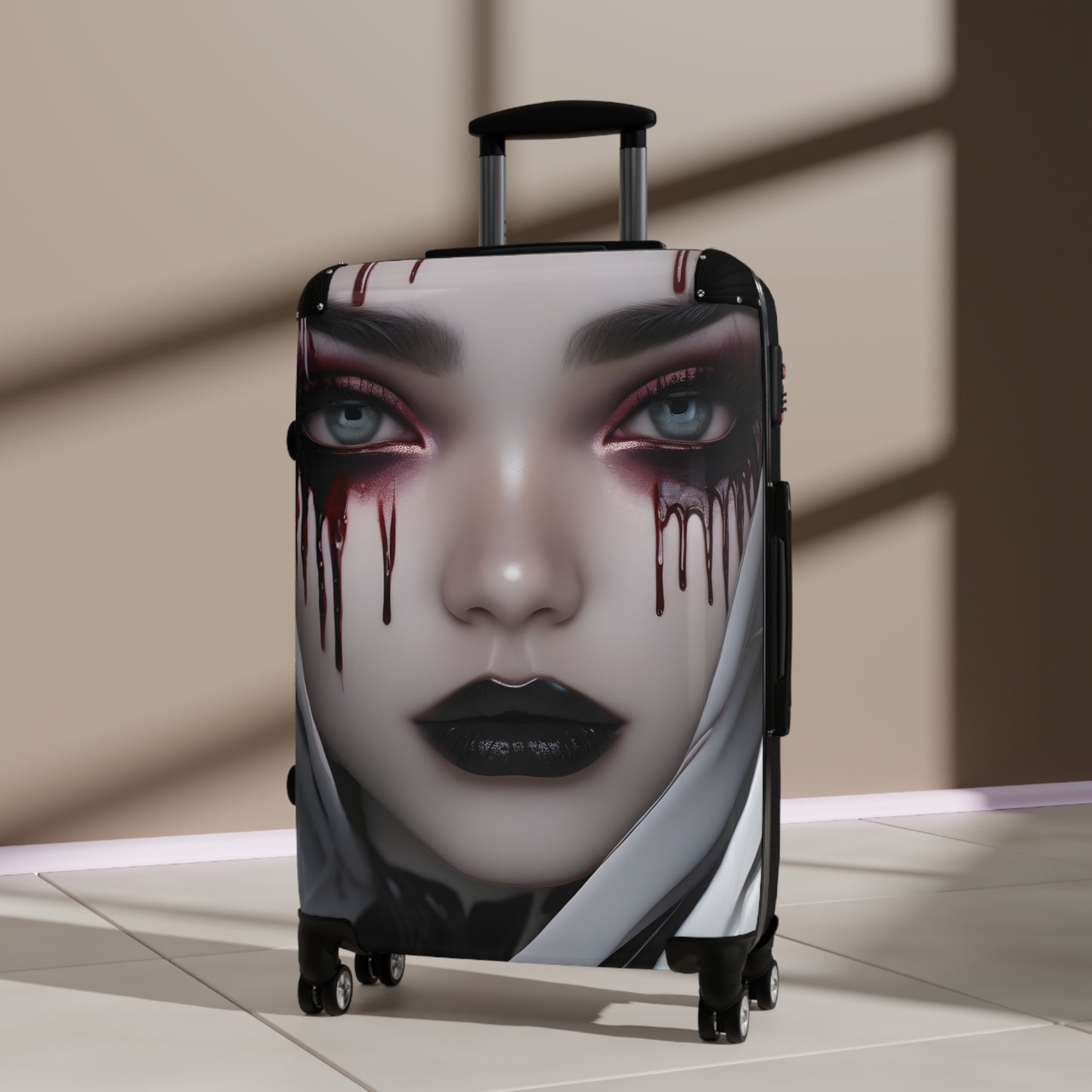 Travel Suitcase - Stylish Gothic Design for Adventurers