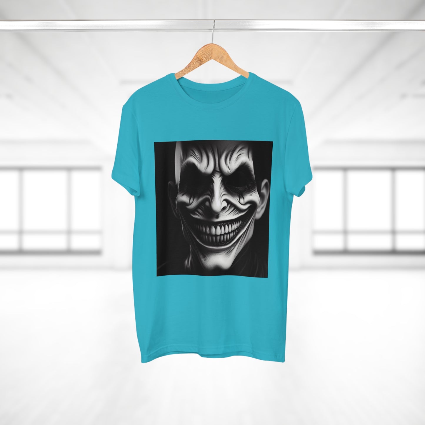 Creepy Clown Unisex T-Shirt - Unisex Graphic Tee for Halloween, Horror Fans, Costume Party, Unique Gift Idea, Spooky Apparel