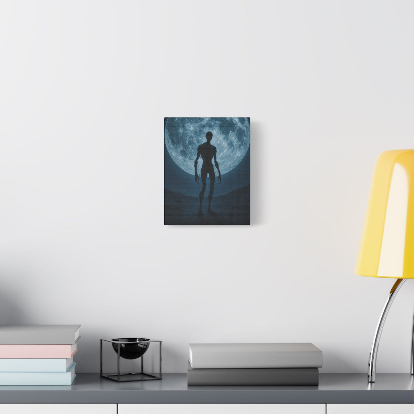 Mysterious Stretched Canvas Art, Wall Decor, Gothic Home Decor, Halloween Decorations, Unique Gift, Dark Art