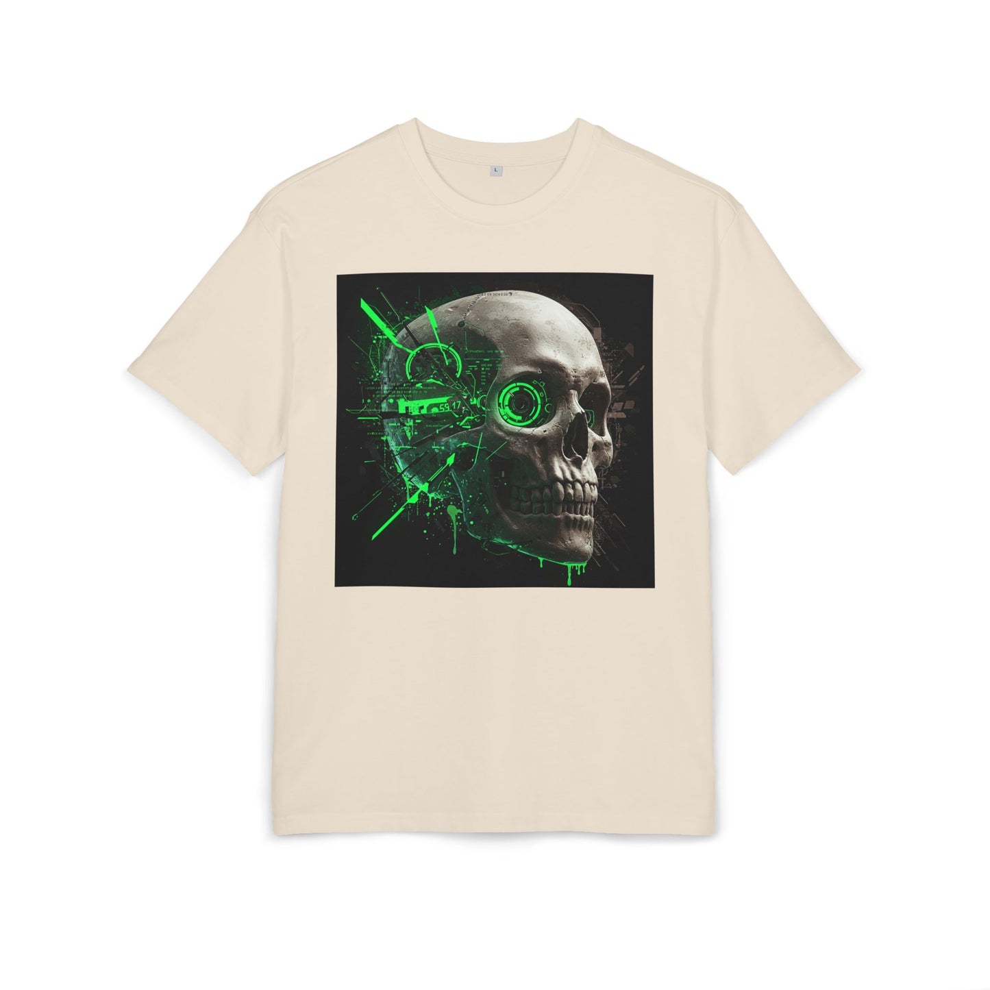Edgy Graphic Oversize Tee | Skull Design | Streetwear Style, Casual Outfit, Music Festival Essential, Unique Gift, Unisex Apparel