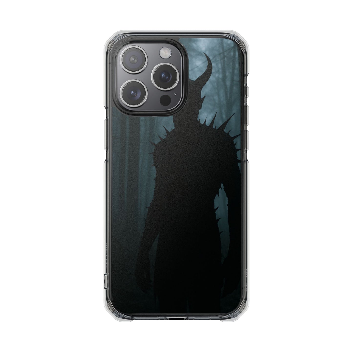 Magnetic Phone Cases, Dark Fantasy Case, Spooky Halloween Accessory, Gift for Gamers, Customizable Clear Impact Cover