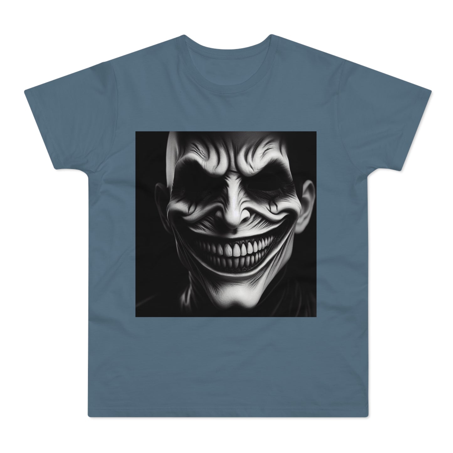 Creepy Clown Unisex T-Shirt - Unisex Graphic Tee for Halloween, Horror Fans, Costume Party, Unique Gift Idea, Spooky Apparel