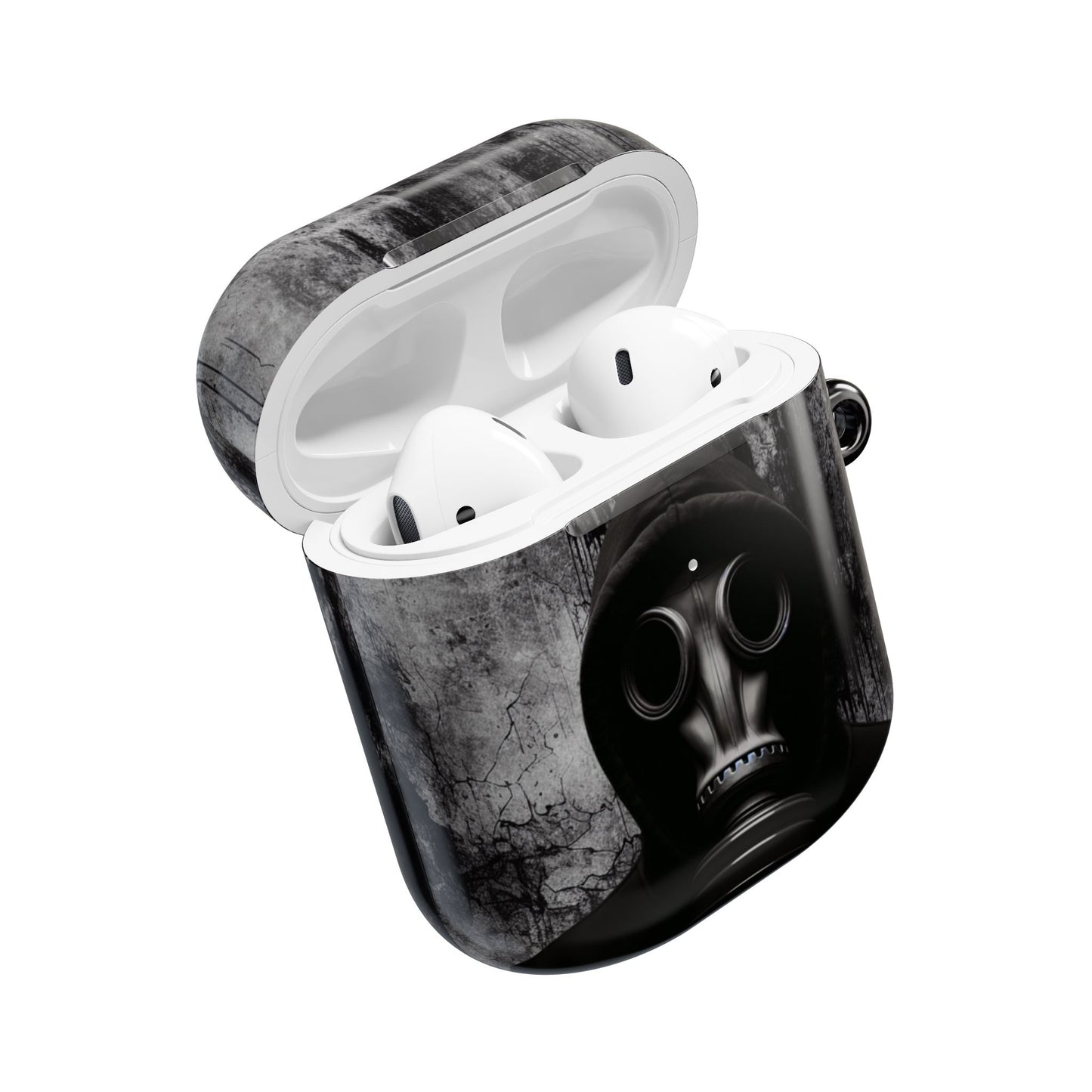 Gritty AirPod Cases - Urban Style, Tech Accessories, Music Lover Gift, Black & Gray Aesthetic, Unique Earbud Cases, Trendy Tech Gear