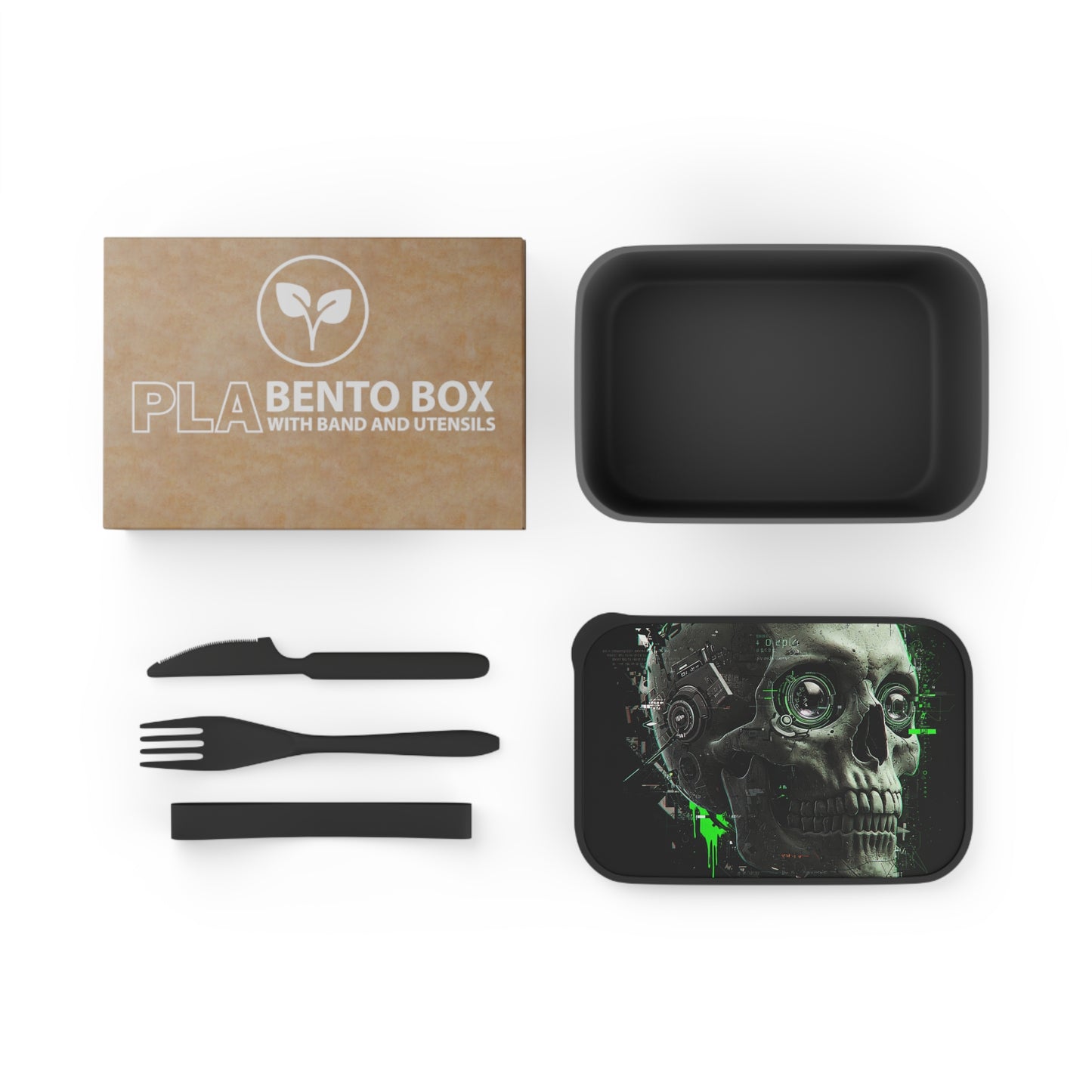 Gothic Skull Bento Box | Cool Lunch Container, Unique Gift for Friends, Meal Prep, Party Favor, Halloween Decor