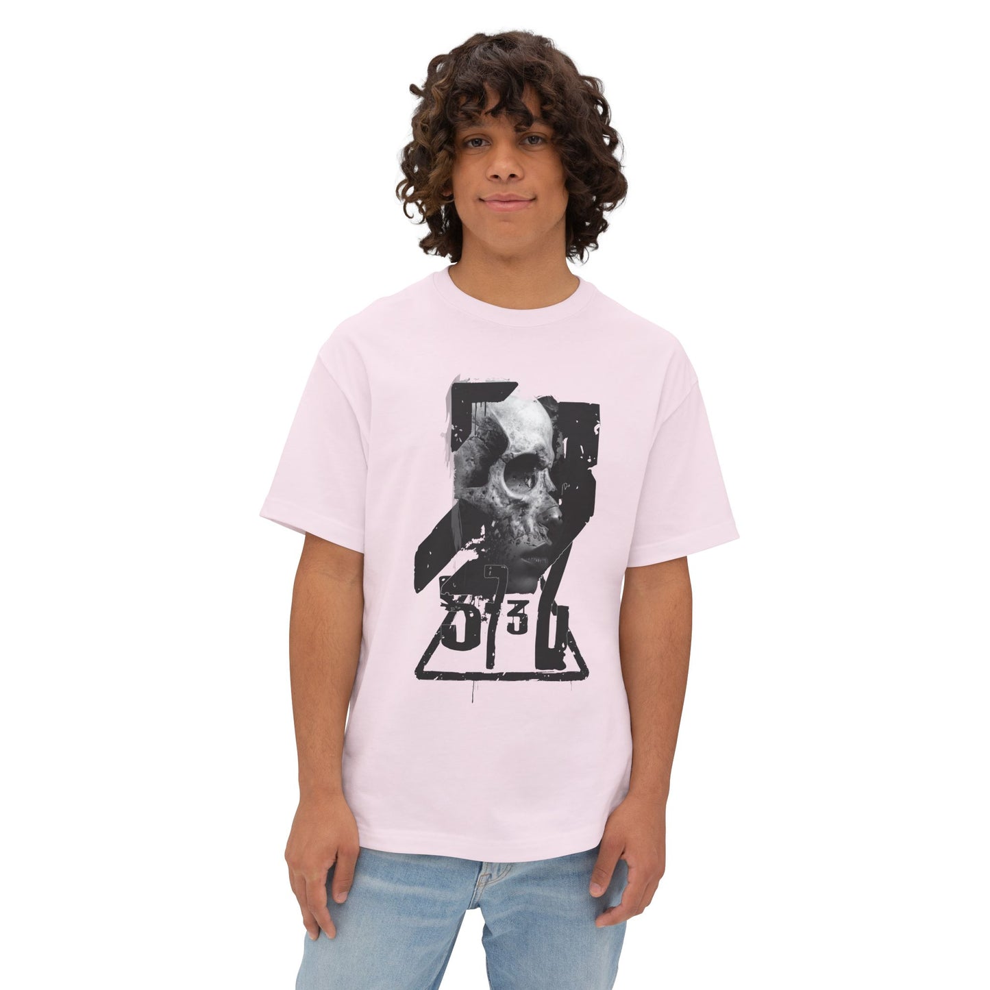 Edgy Graphic Tee, Unisex Oversized Boxy Tee, Goth Fashion Shirt, Casual Streetwear Top, Grunge Style Tee, Perfect Gift for Halloween