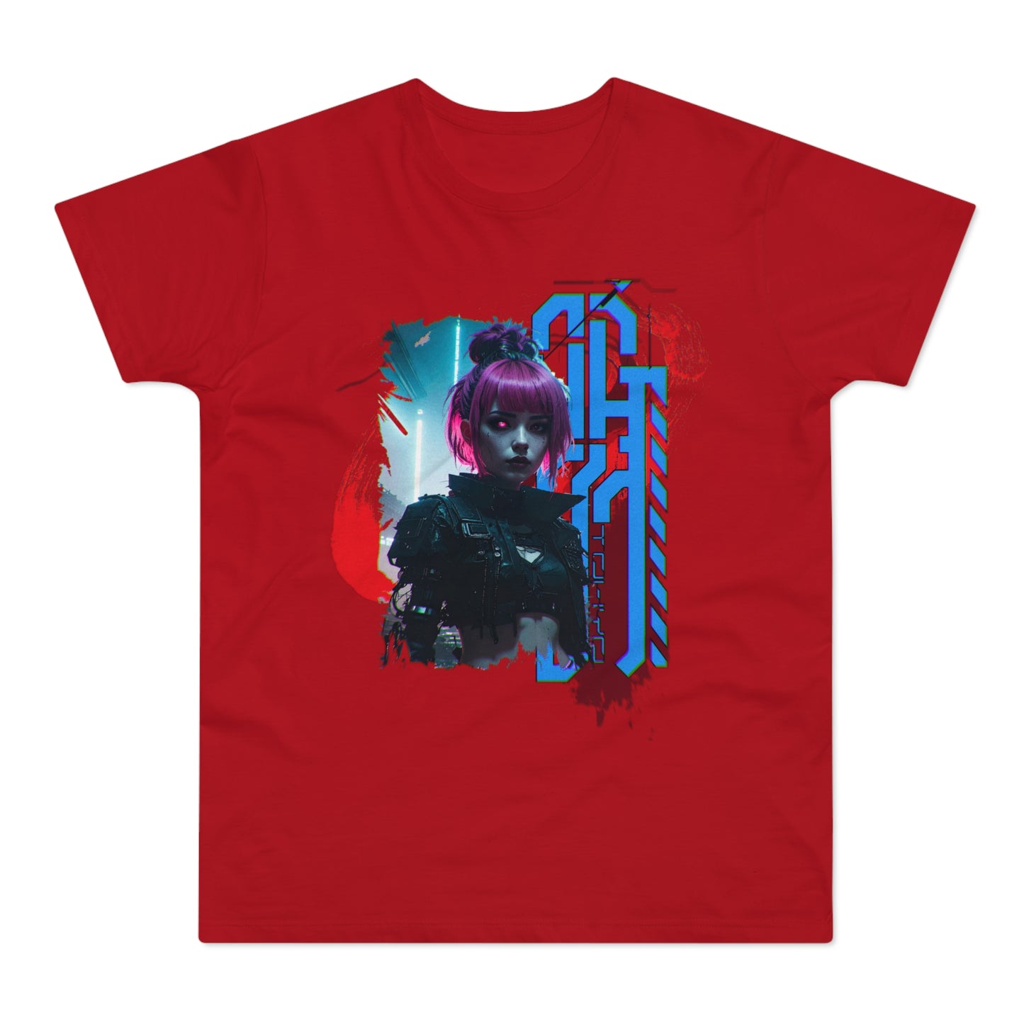 Cyberpunk Art Unisex T-Shirt, Streetwear Tee, Graphic Shirt, Gift for Him, Festival Apparel, Tech-Inspired Fashion