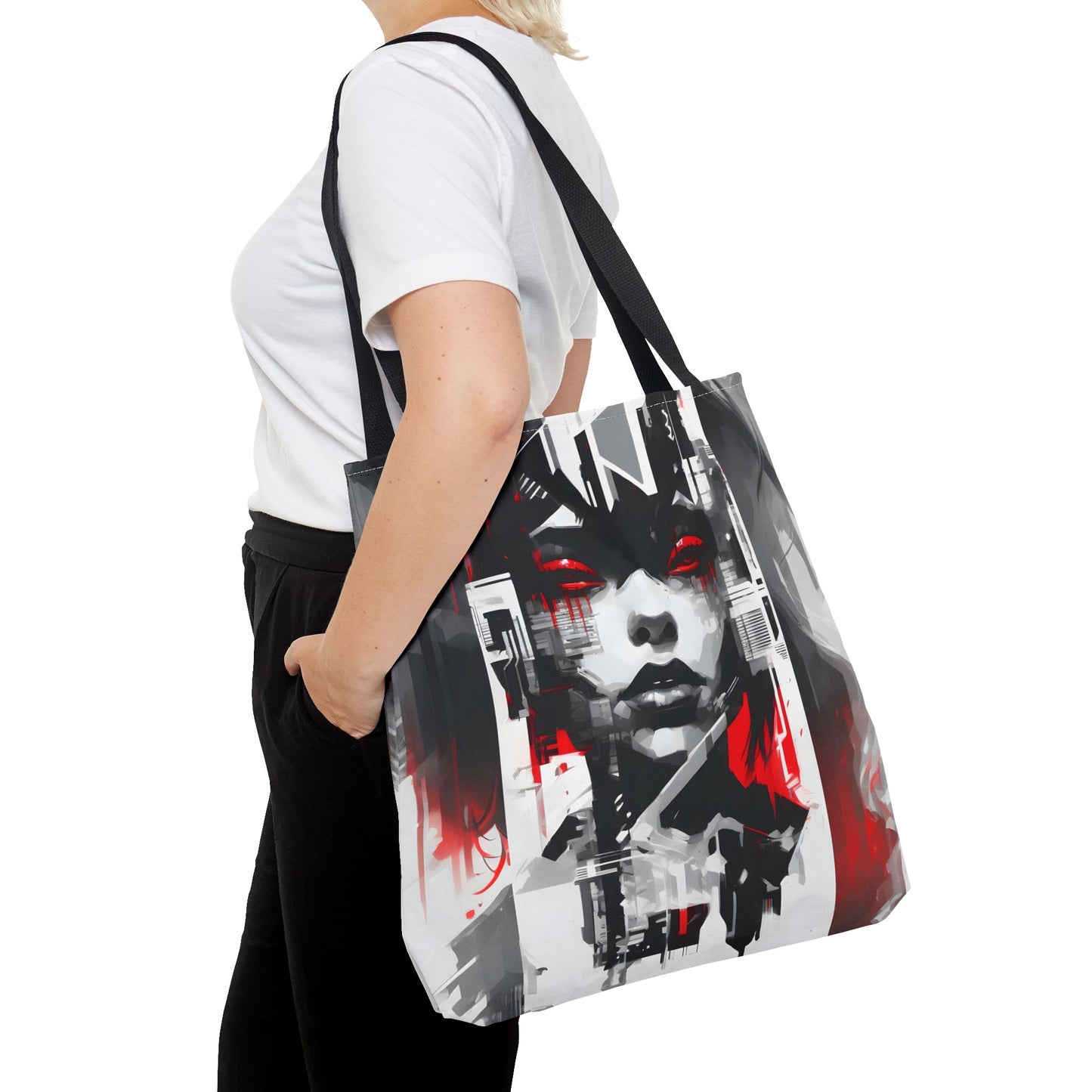 Artistic Tote Bag, Trendy Carry-All, Unique Art Bag, Everyday Tote, Fashionable Shopping Bag, Gift for Art Lovers, Colorful Canvas Bag