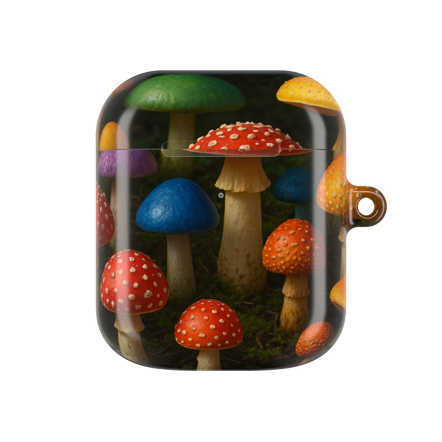 Colorful Mushroom AirPod Case - Quirky, Fun, Eco-Friendly Accessory for Nature Lovers, Perfect Gift for Birthdays, Holidays