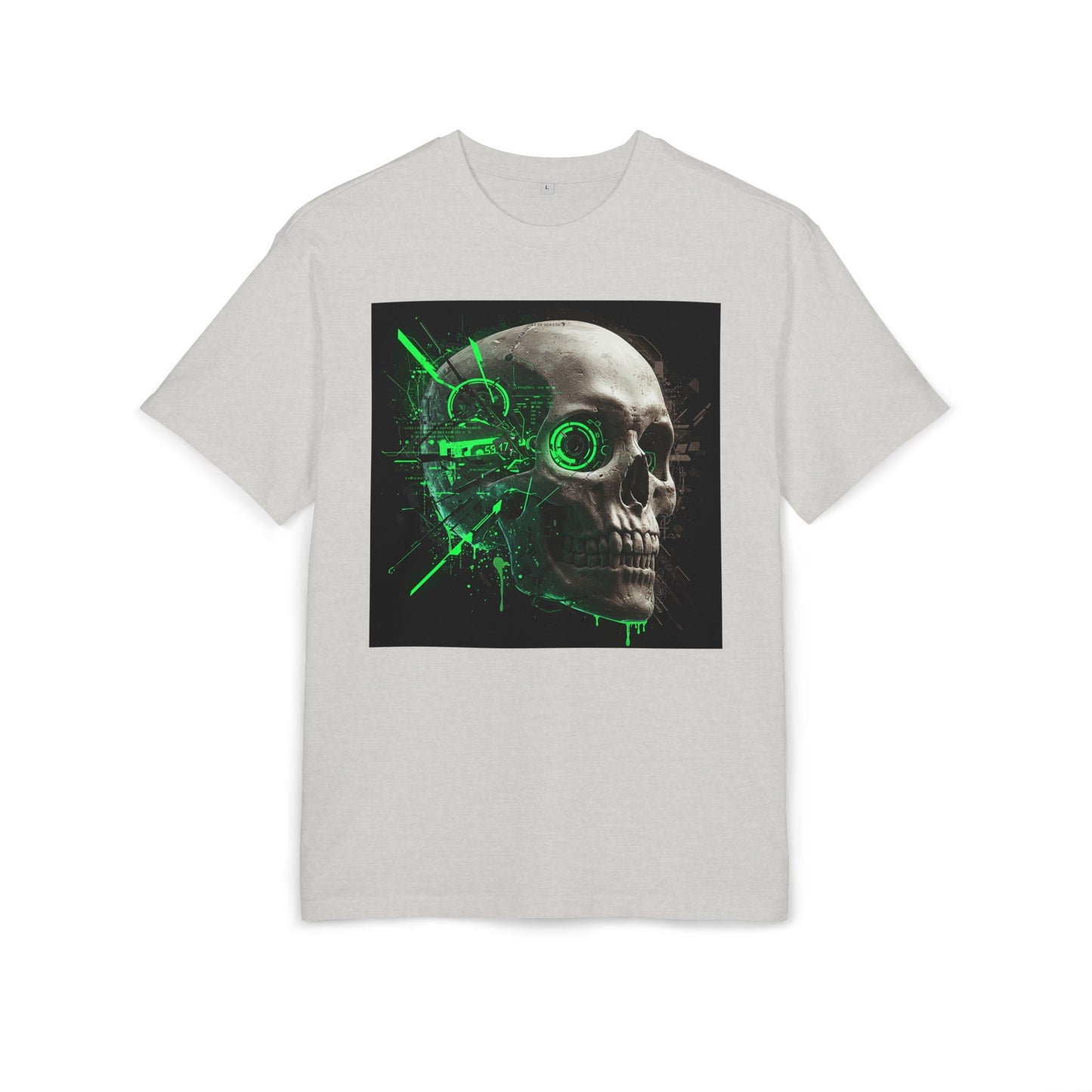 Edgy Graphic Oversize Tee | Skull Design | Streetwear Style, Casual Outfit, Music Festival Essential, Unique Gift, Unisex Apparel