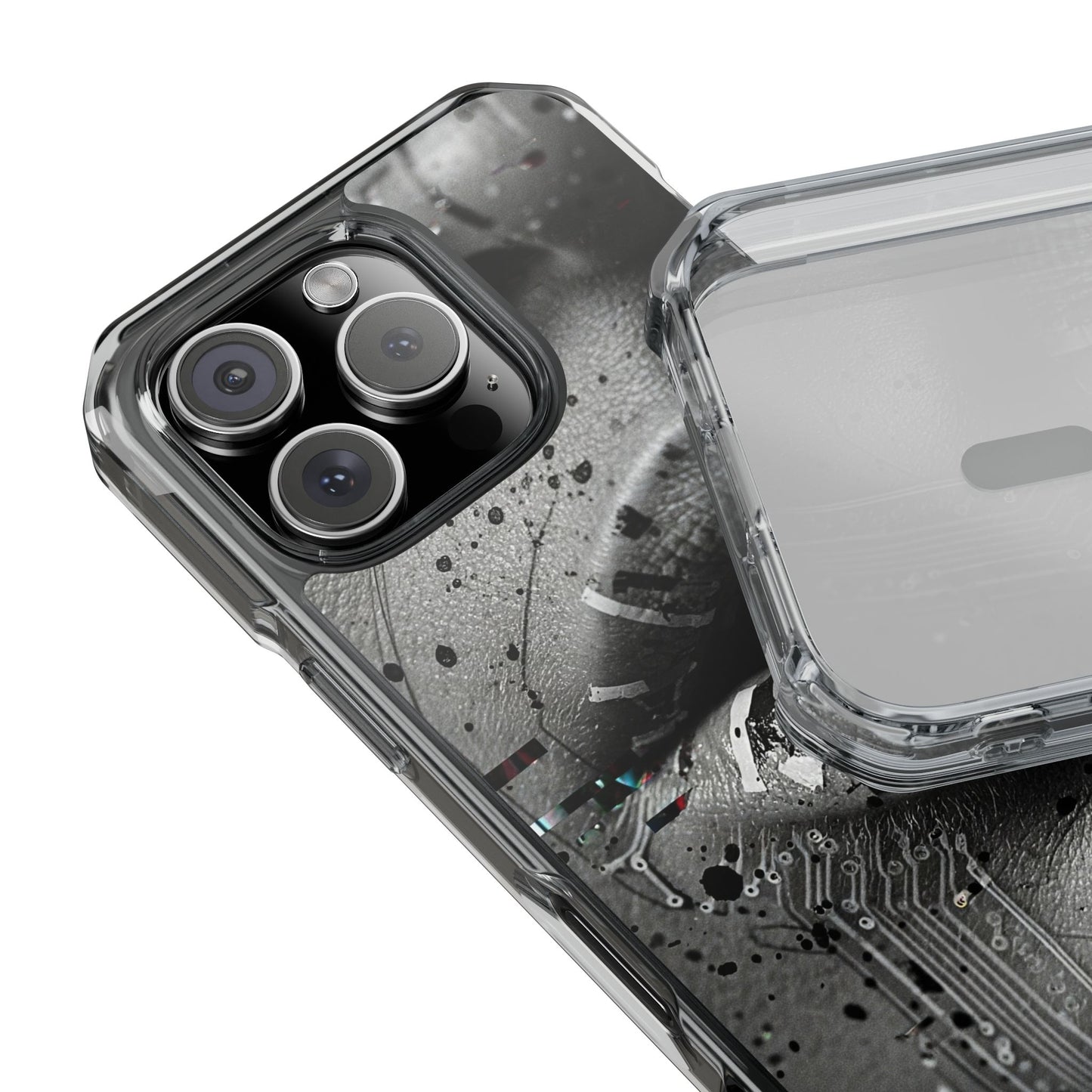 Magnetic Clear Impact Phone Case for Stylish Protection, Urban Aesthetic, Trendy Gift, Phone Accessories, Personalized Present