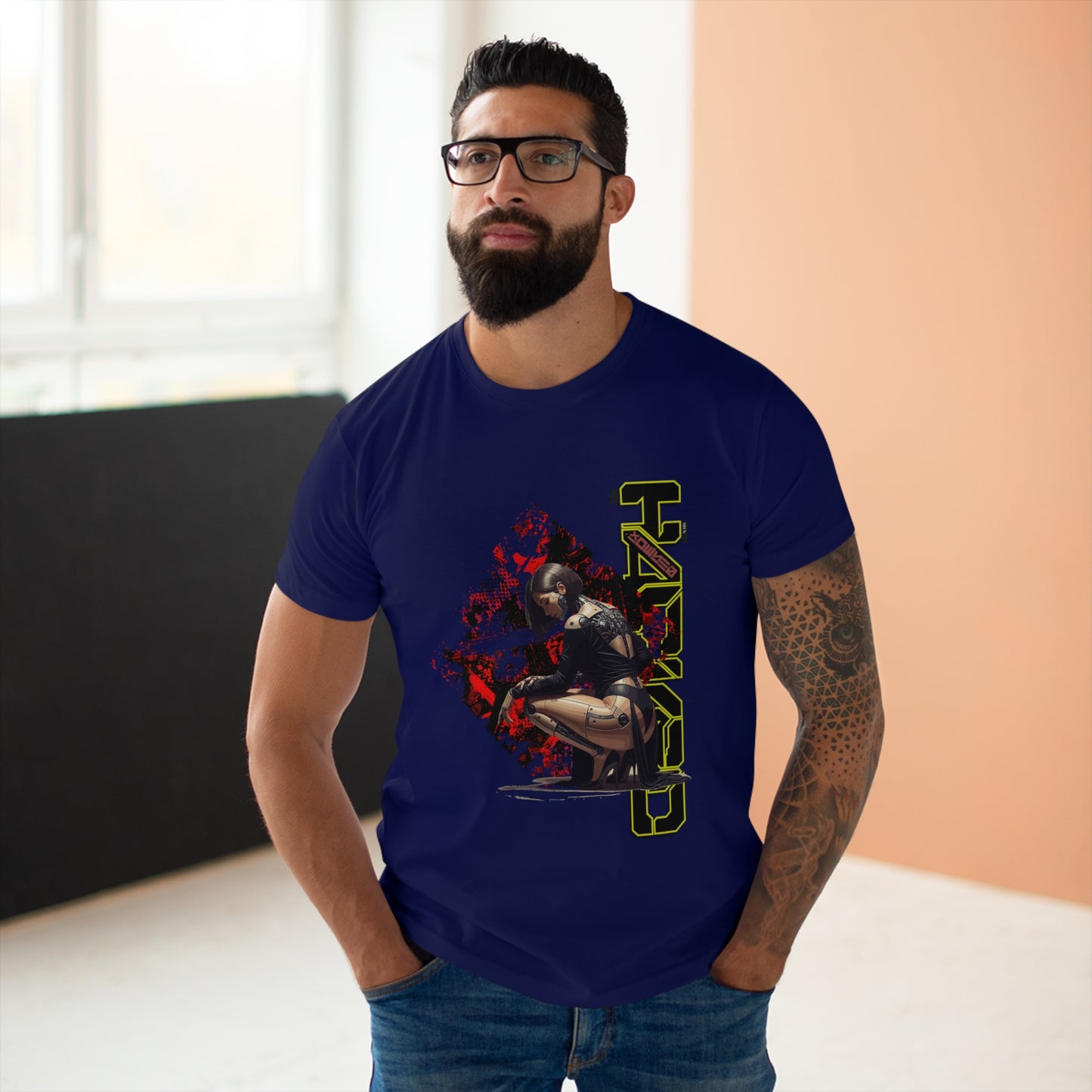 Stylish Unisex T-Shirt with Bold Graphic Design, Cool Casual Wear, Gift for Gamers, Graphic Tee, Everyday Fashion