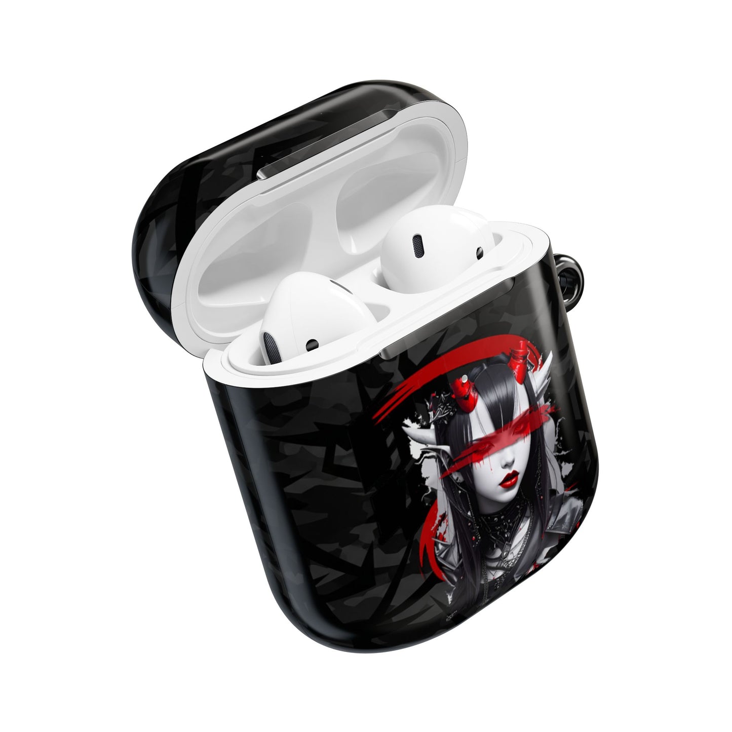 Edgy Gothic AirPod Case, Stylish Accessories for Music Lovers, Unique Gift for Birthdays, Holidays, and Festivals, Protective Cover