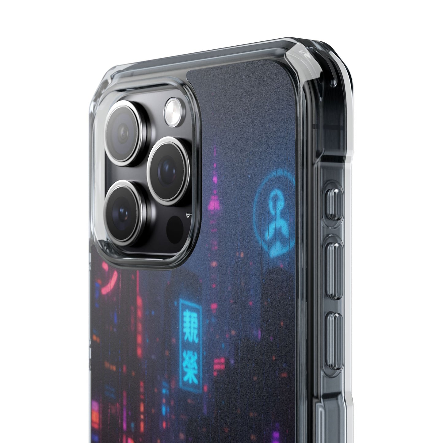 Neon City Phone Case - Magnetic Clear Impact Cases, Customizable Phone Cover, Gifts for Tech Lovers, Stylish Protection, Modern Design