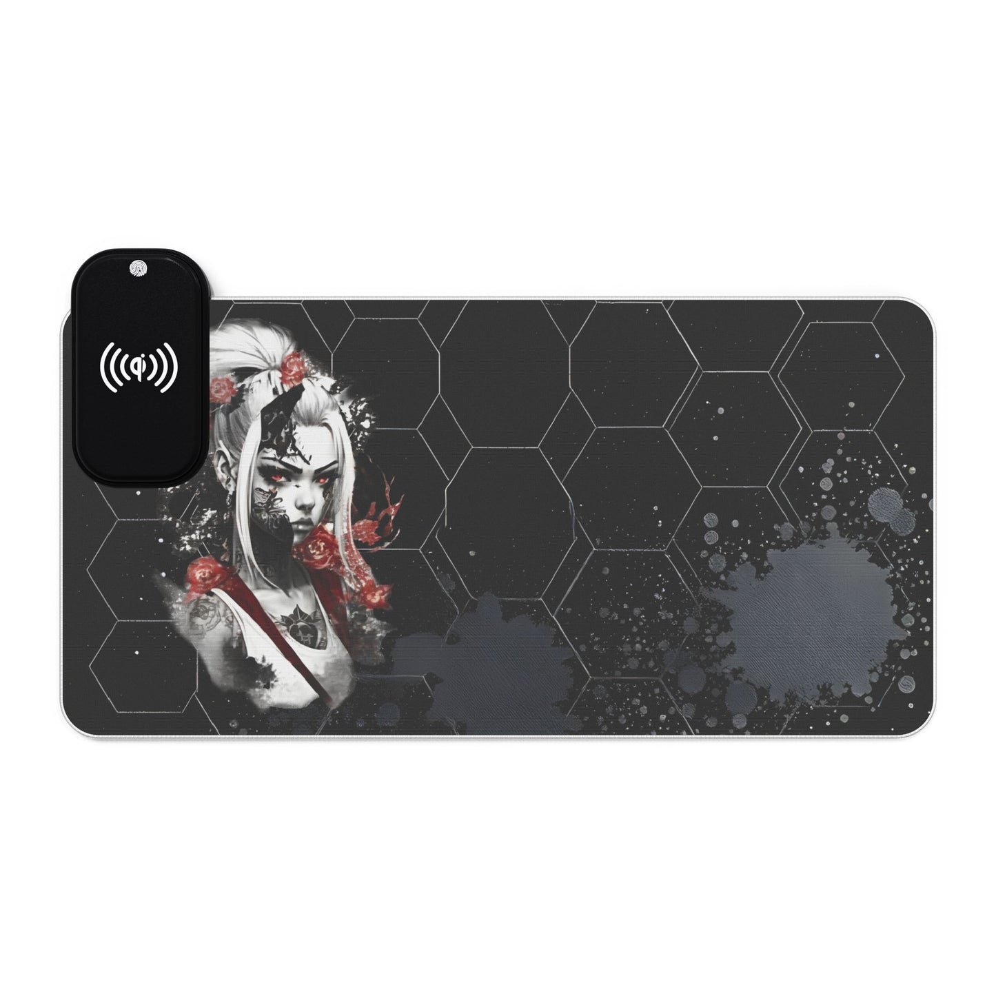LED Wireless Charging Gaming Mouse Pad - Perfect for Gamers and Tech Enthusiasts