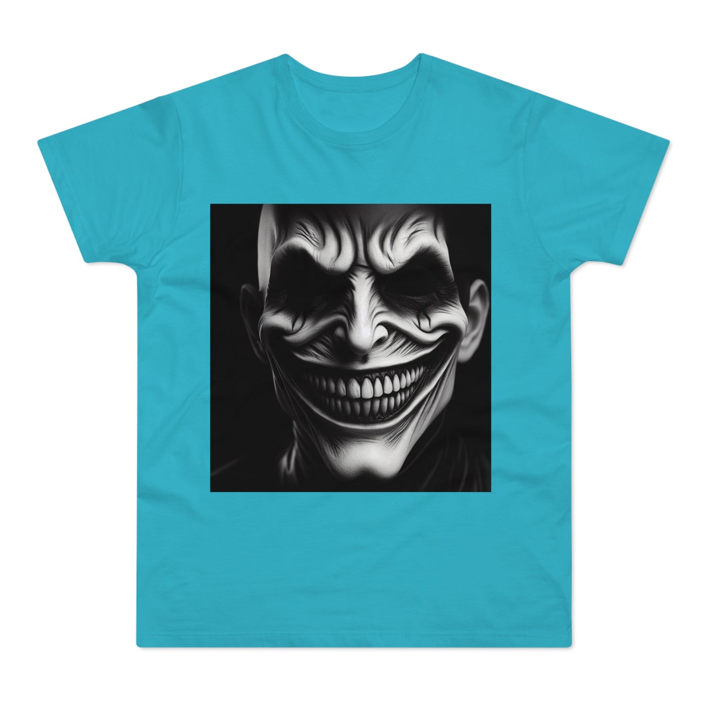 Creepy Clown Unisex T-Shirt - Unisex Graphic Tee for Halloween, Horror Fans, Costume Party, Unique Gift Idea, Spooky Apparel