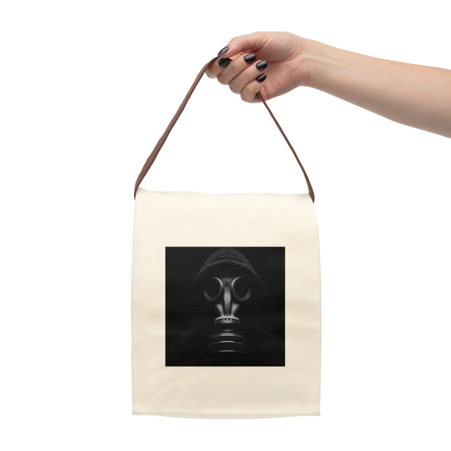 Edgy Canvas Lunch Bag, Eco-Friendly Tote, Unique Gift for Teens, Alternative Fashion, Back to School