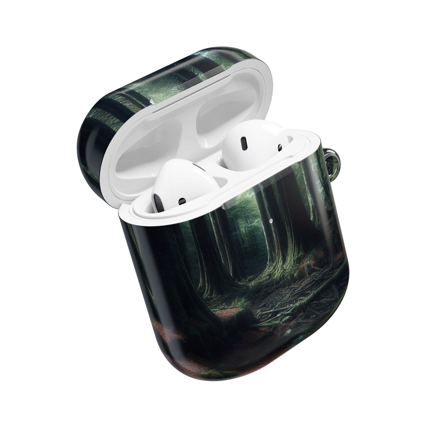 Nature-Inspired AirPod Cases, Forest Style Protective Cover, Eco-Friendly Gift for Nature Lovers, Tech Accessory for Travel
