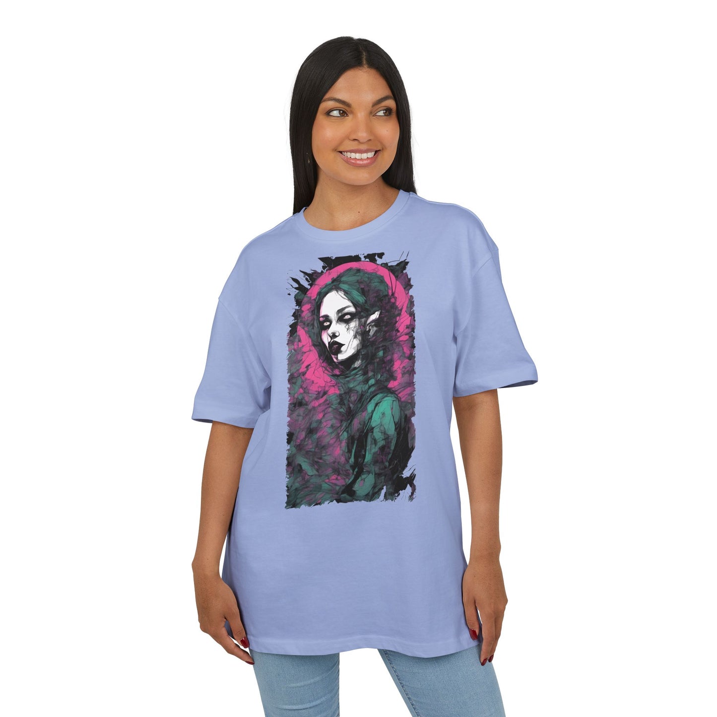 Artistic Heavy Oversize Tee, Vintage Style Shirt, Trendy Graphic Tee, Casual Streetwear, Unique Alternative Apparel