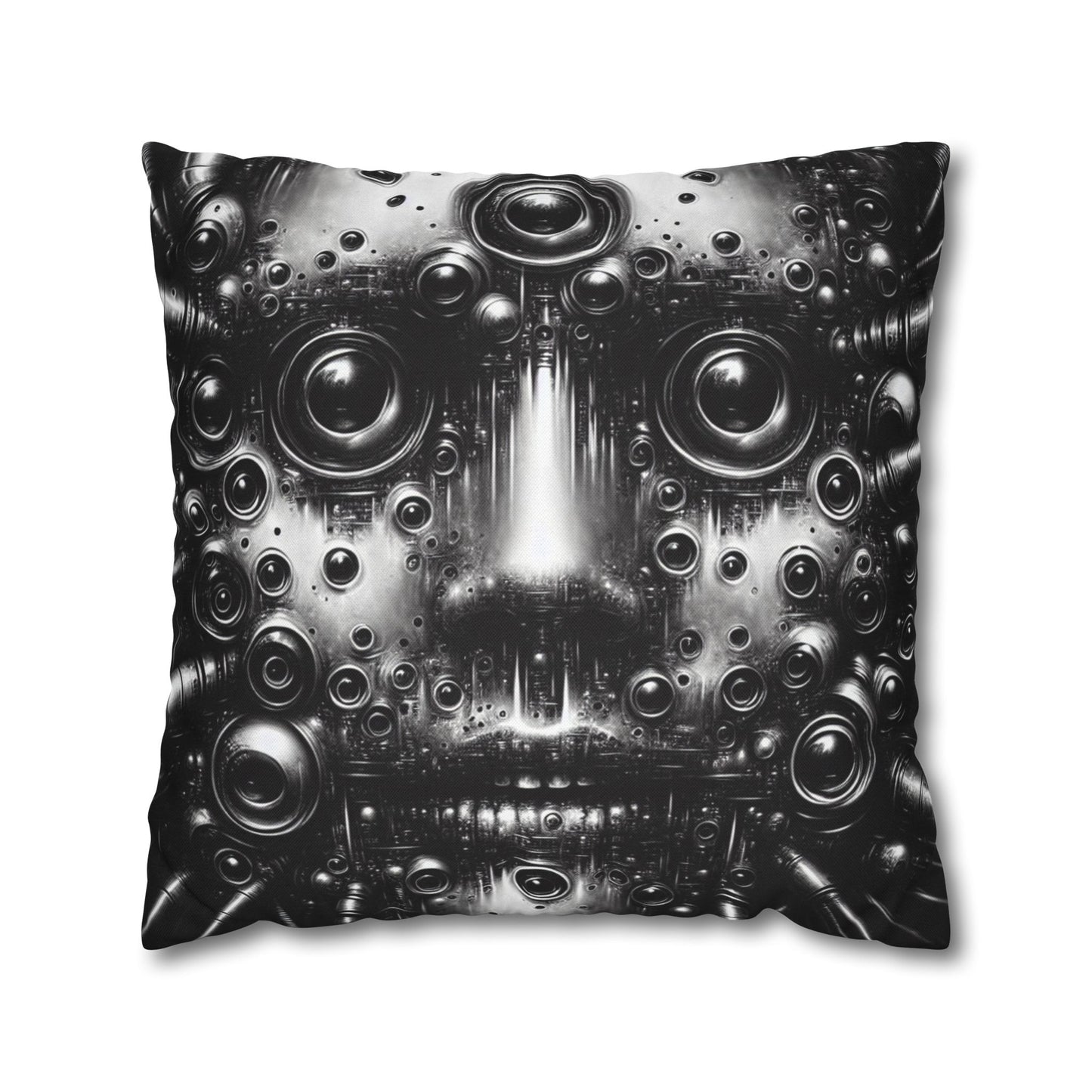Funky Geometric Pillowcase, Modern Home Decor, Unique Throw Pillow Cover, Artistic Cushion Cover, Gift for Art Lovers