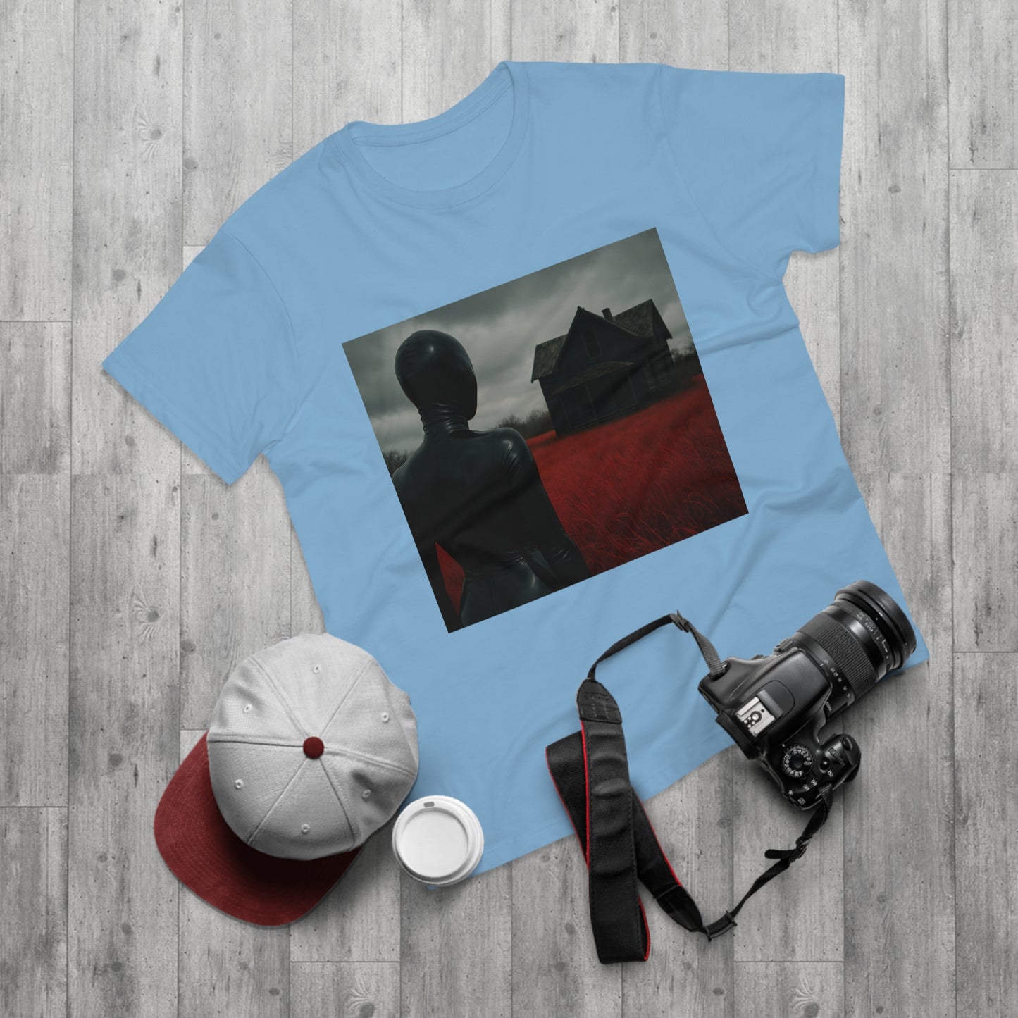 Mysterious Landscape Unisex T-Shirt - Casual Wear, Artistic Tee, Unique Gift, Streetwear, Home Decor, Graphic Shirt