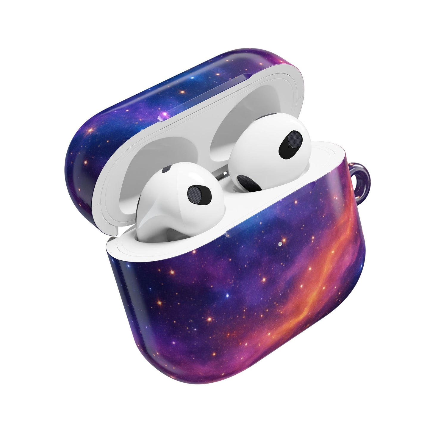 Cosmic Galaxy AirPod Cases, Stylish Protective Cover, Unique Gift for Music Lovers, Skincare & Makeup Accessory, Fun Space Theme