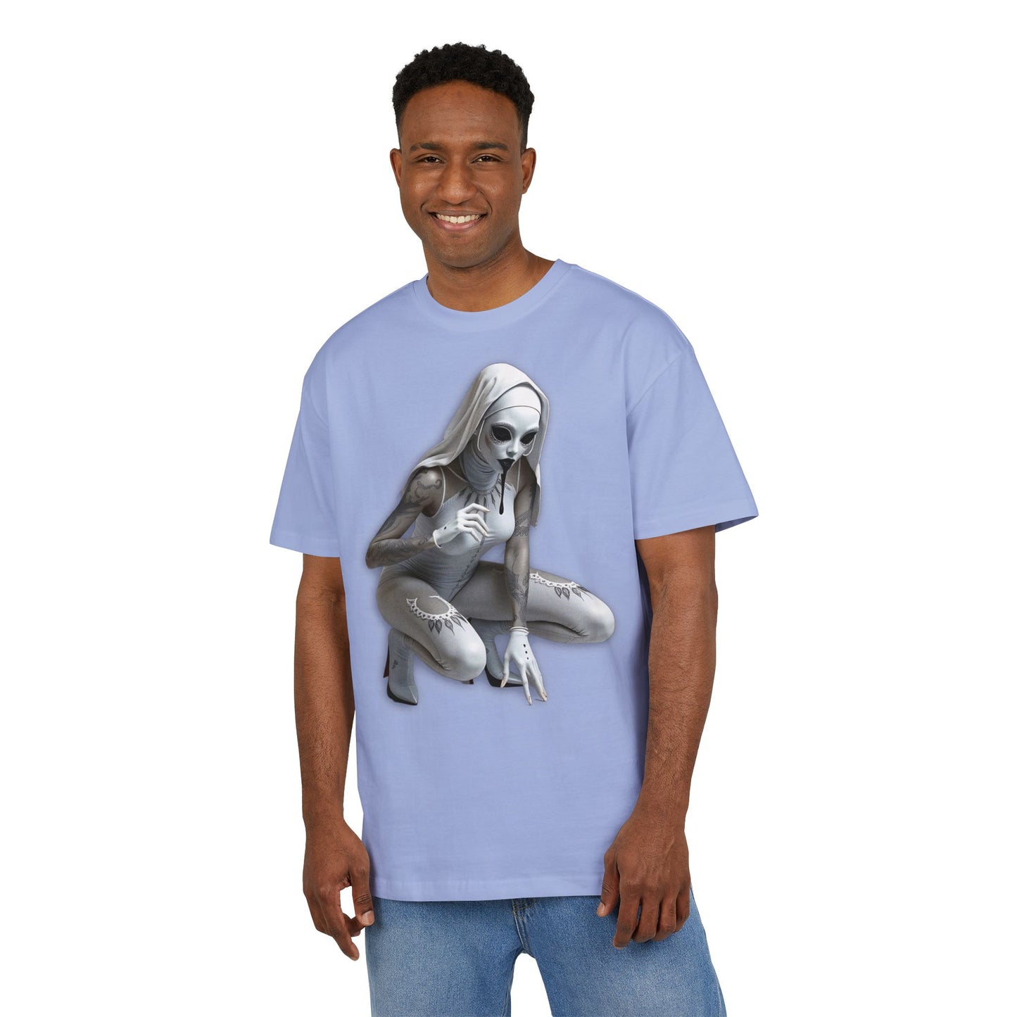 Horror Unisex Heavy Oversize Tee - Casual Streetwear
