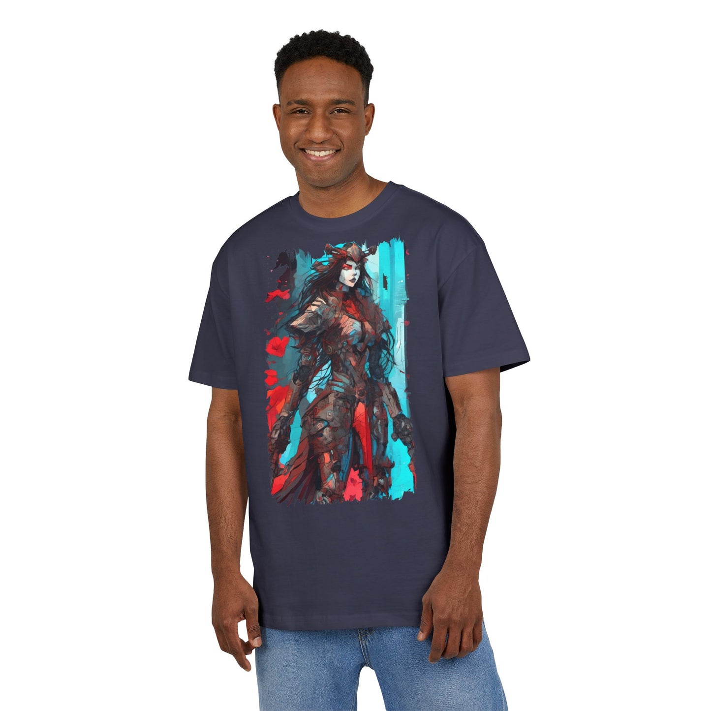 Stylish Graphic Oversize Tee with Fantasy Art, Unisex Casual Shirt, Anime Inspired Tee, Unique Gift for Gamers, Comfortable Everyday Wear