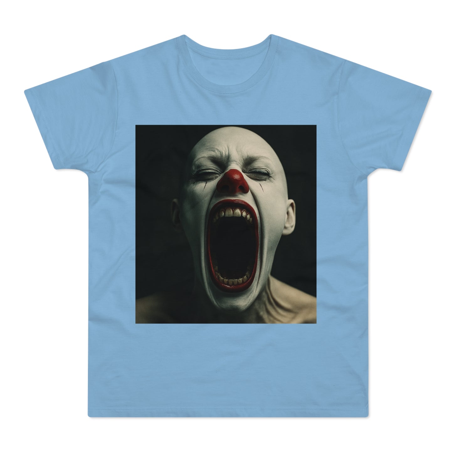 Creepy Clown Graphic T-Shirt, Scary Shirt for Halloween, Horror Movie Fans, Unique Gift for Him, Unisex Casual Wear