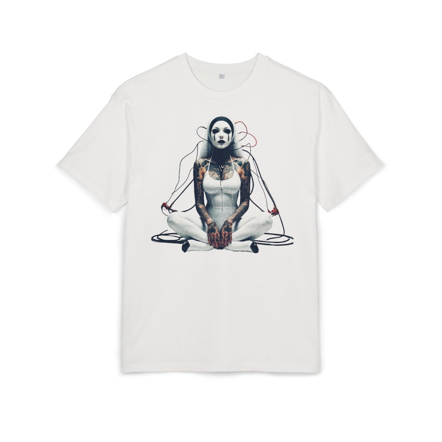 Artistic Unisex Oversize Tee - Unique Graphic Design for Creative Spirits