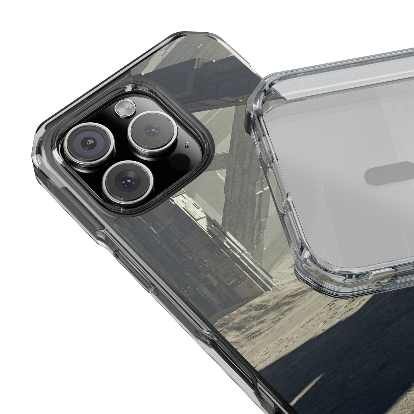 Magnetic Clear Impact Cases - Aesthetic Phone Protection, Unique Gift for Tech Lovers, Sleek Design for Minimalists