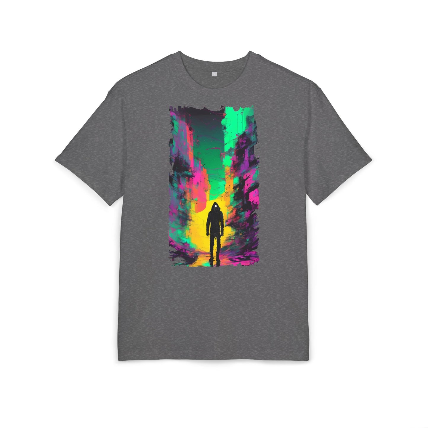 Vibrant Nature-Inspired Oversize Tee, Boho Graphic Tee, Unisex T-Shirt for Adventurers, Colorful Casual Wear, Nature Lover Gift