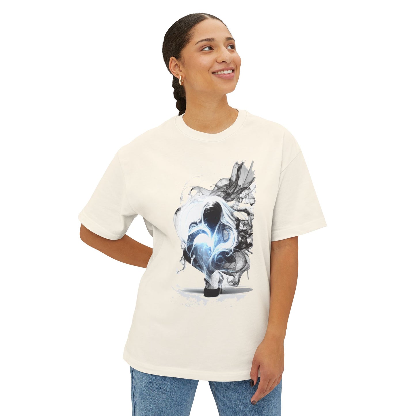 Trendy Oversized Boxy Tee, Casual Unisex T-Shirt, Comfortable Graphic Tee, Everyday Wear, Gift for Friends