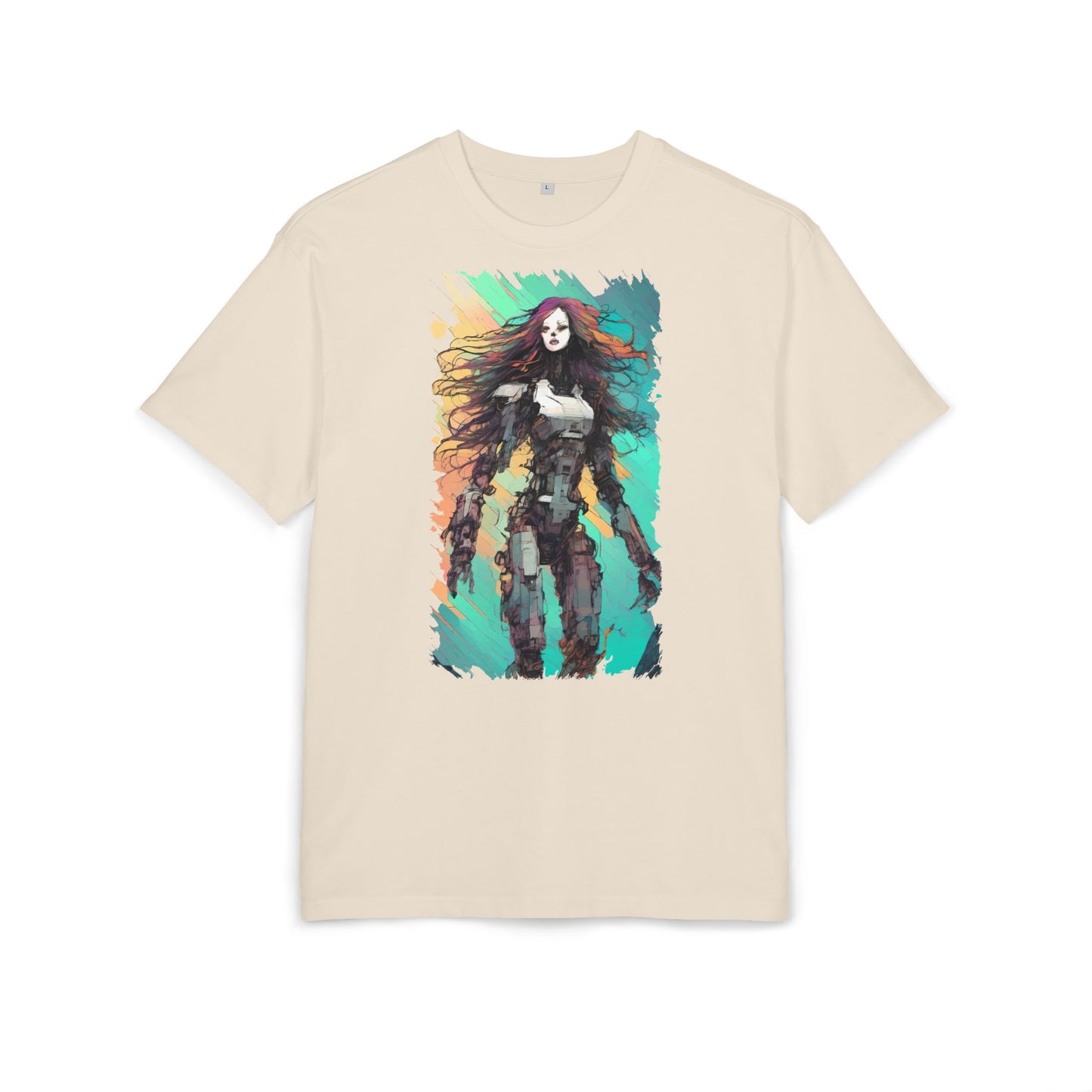 Artistic Graphic Tee, Casual Oversize Top, Unique T-Shirt Gift, Trendy Streetwear, Creative Fashion Statement