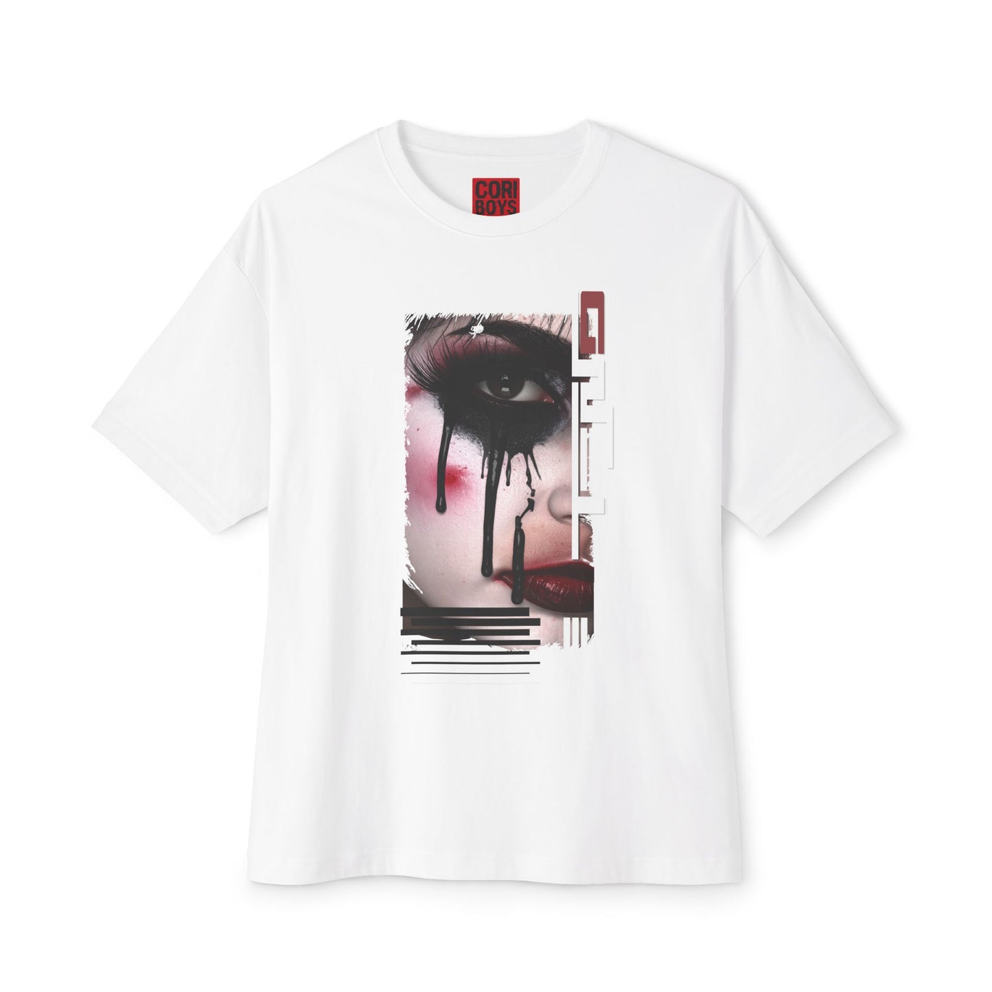 Artistic Oversized Tee - Bold Abstract Design, Streetwear, Casual Style, Unique Gift, Graphic Tee