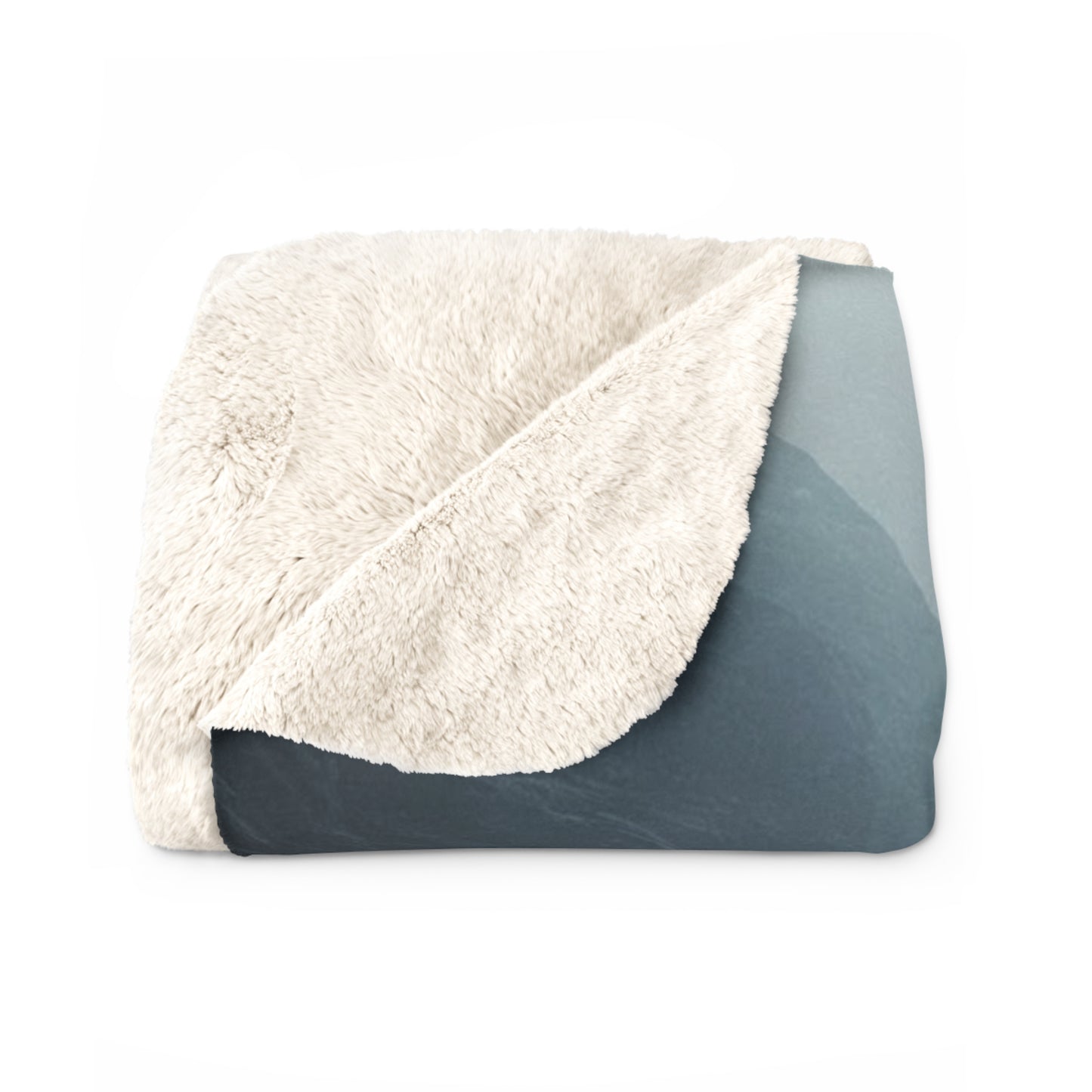 Cosmic Sherpa Fleece Blanket - Futuristic Design for Home Comfort