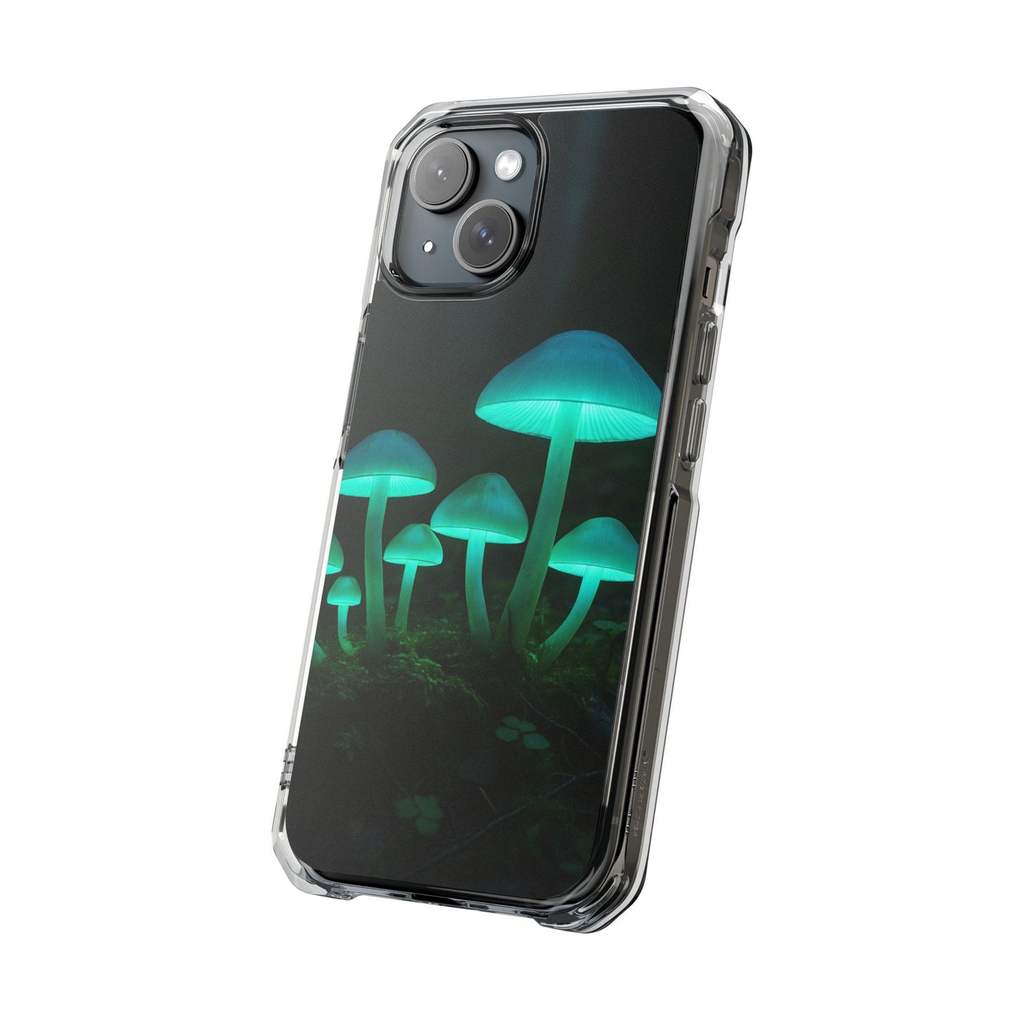 Glowing Mushroom iPhone Case, Unique Cellphone Protector, Gift for Nature Lovers, Eco-Friendly Tech Accessory