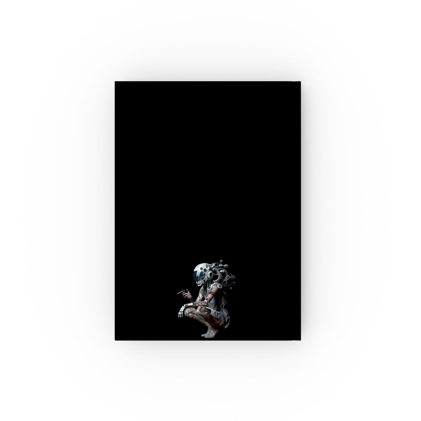 Futuristic Sci-Fi Hard Backed Journal | Unique Notebook for Creative Minds, Writing, Sketching, Gift for Geeks, Cyberpunk Art