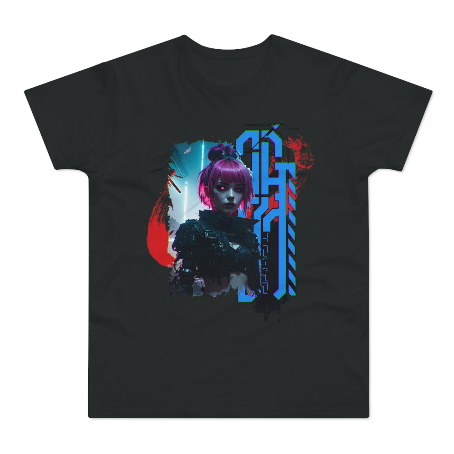 Cyberpunk Art Unisex T-Shirt, Streetwear Tee, Graphic Shirt, Gift for Him, Festival Apparel, Tech-Inspired Fashion