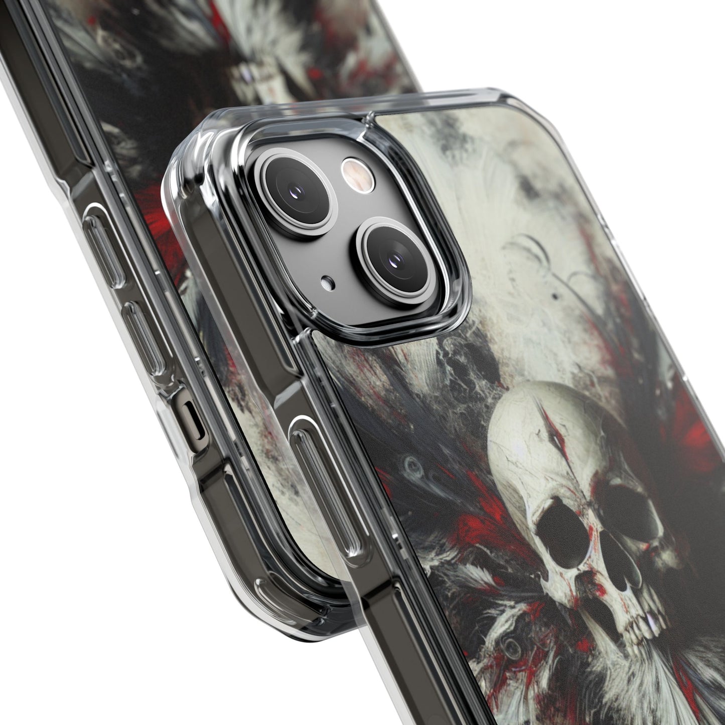 Gothic Skull Phone Case, Unique iPhone Cover, Edgy Smartphone Protector, Halloween Gift, Alternative Accessories